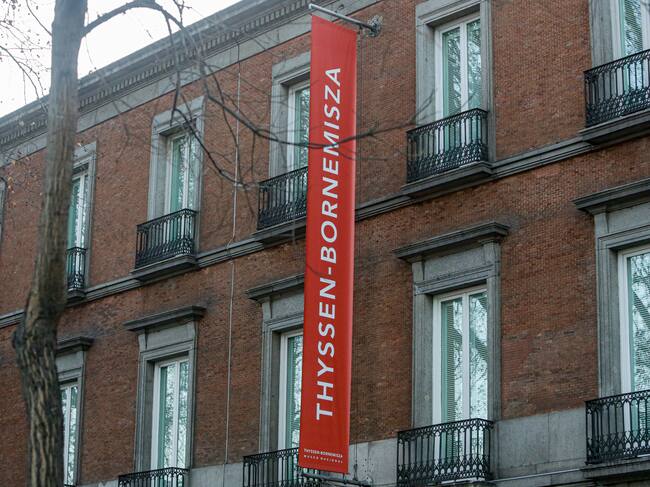 Fachada del museo Thyssen-Bornemisza Museum de Madrid