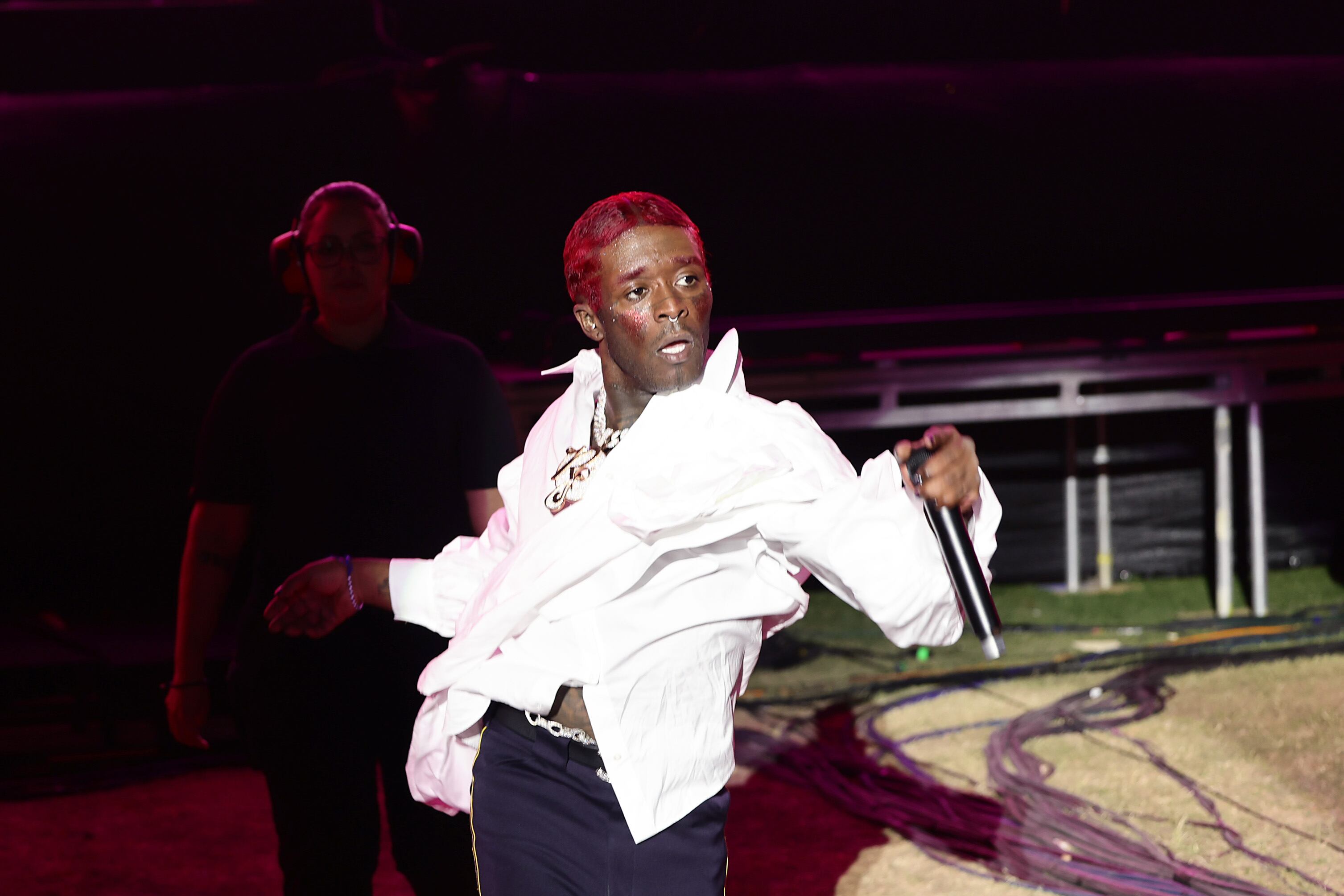Lil Uzi Vert ha sido otro de los protagonistas del Coachella en su primer día. Todo actitud sobre el escenario.