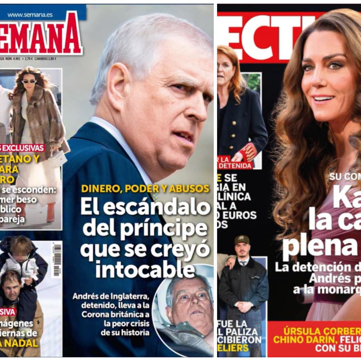 La separación de Eugenia Silva, Mar Flores y el escándalo de la Corona británica: las portadas de del corazón del 25 de febrero