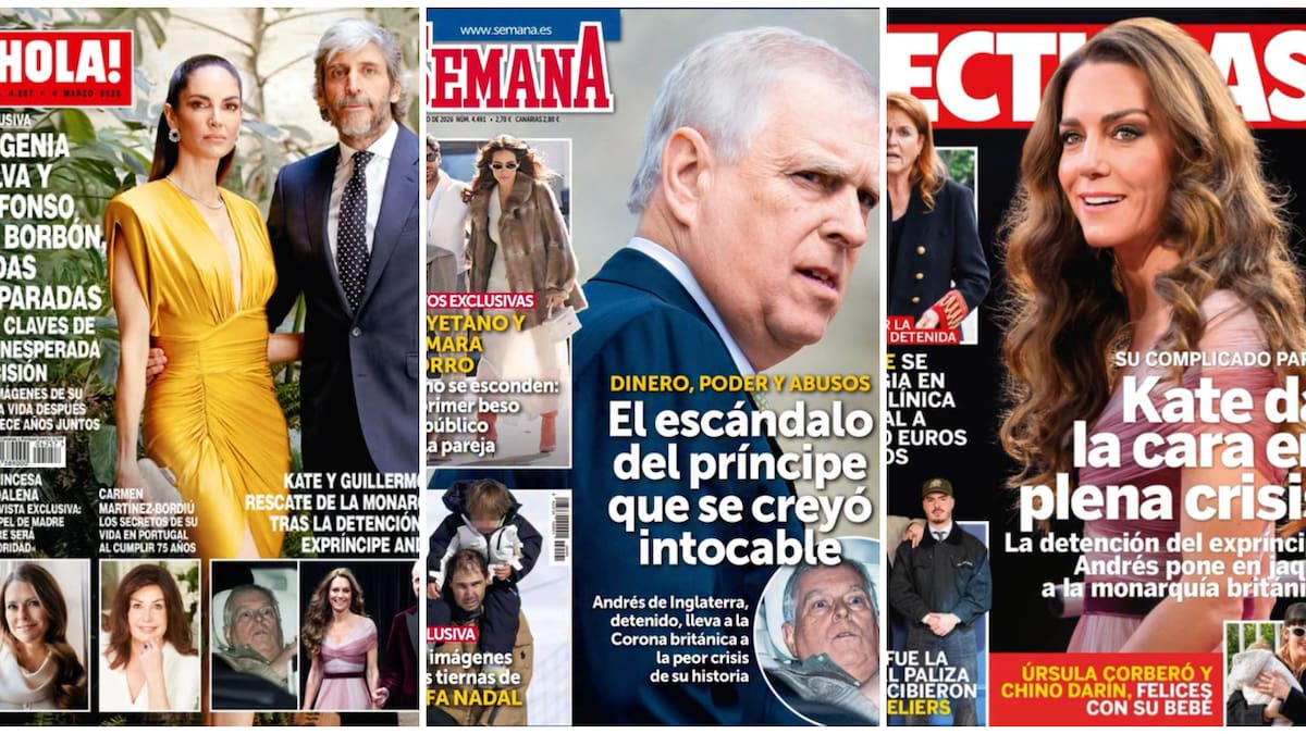 La separación de Eugenia Silva, Mar Flores y el escándalo de la Corona británica: las portadas de del corazón del 25 de febrero