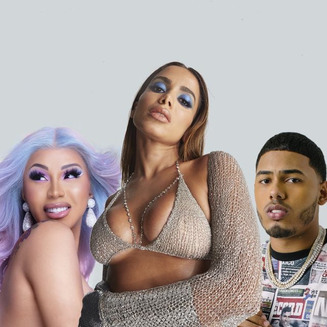 Anitta, con Cardi B y Myke Towers.