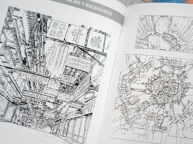 Story-boards de Ghost in the Shell incluidos como extra en la Edición Coleccionista Ultra HD de la película.