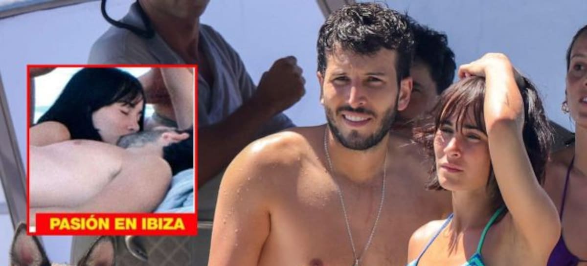 Las fotos fueron tomadas mientras disfrutaban de unas vacaciones en Ibiza.