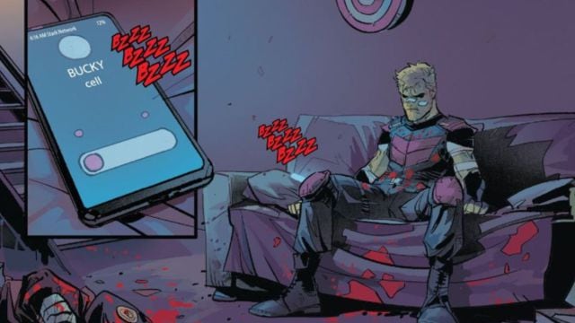 Clint Barton siempre metido en líos.