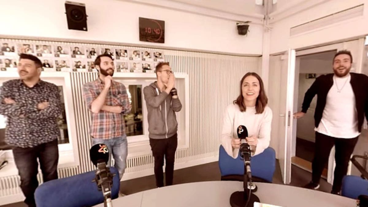 Mira qué dejó sin palabras a los Dj de LOS40 y... ¡en 360º!