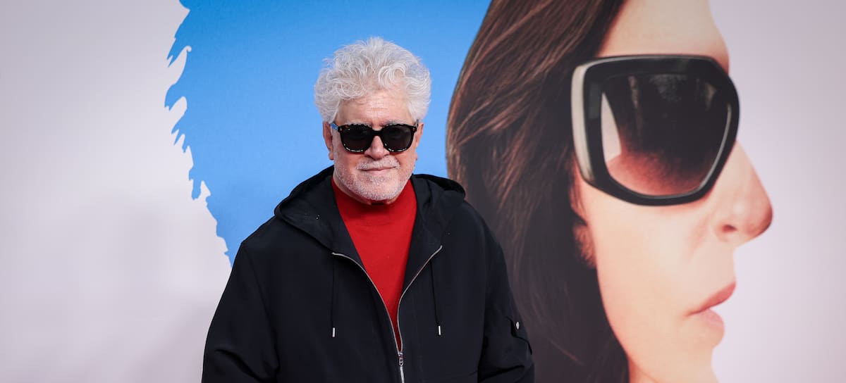 Pedro Almodóvar en el photocall de "Amarga Navidad" en Madrid