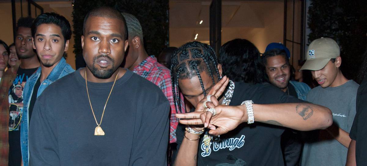 Lo de Kanye West y Travis Scott es una devoción mutua.