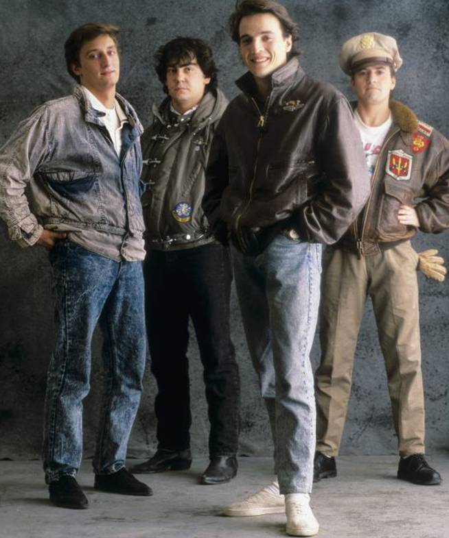 El grupo musical &#039;Hombres G&#039; en 1982.