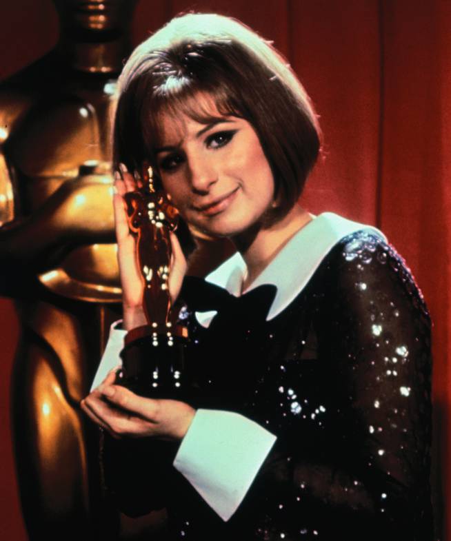 Barbara Streisand ganó el Oscar a la mejor actriz con la película Funny Girl, en 1969.