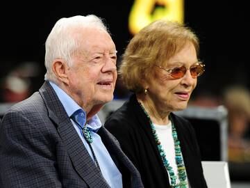 El expresidente Jimmy Carter y su mujer Rosalynn  Carter (2018)