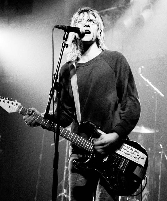 Kurt Cobain en 1991.