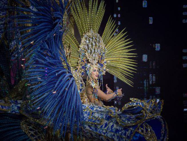 Adriana Peña Fumero, reina del Carnaval de Santa Cruz de Tenerife de 2023.